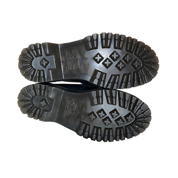 NWT Dr. Martens Adrian Quad Leather Platform Tassel Loafers Black Smooth W7 / M6 - Picture 5 of 13